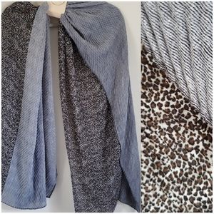 L.I.B. New York Elegant Essence Animal Print Scarf